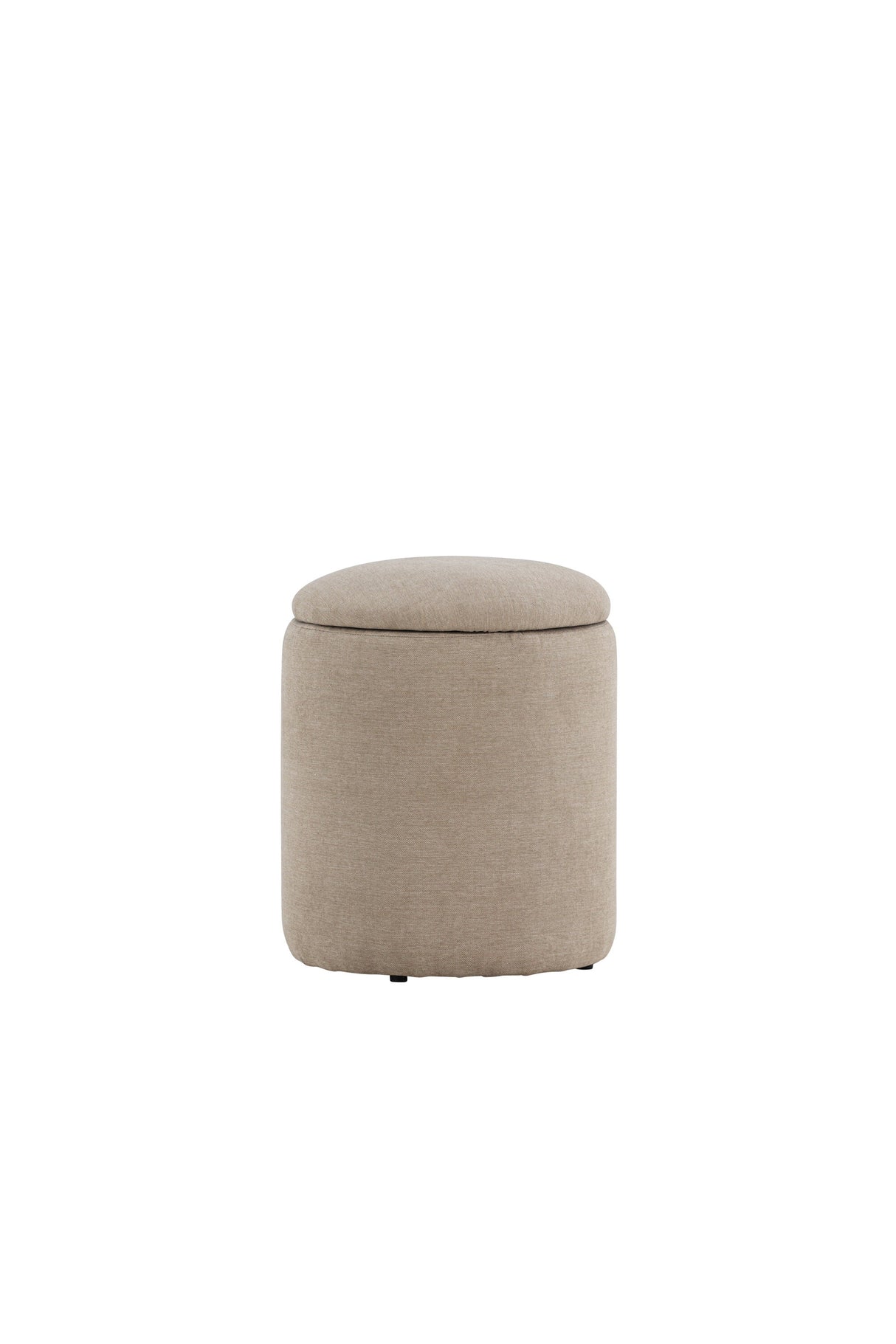 Limpen Pouf - beige/Polyester - Leinen - Ottomane / Poufs - ALVAHOME
