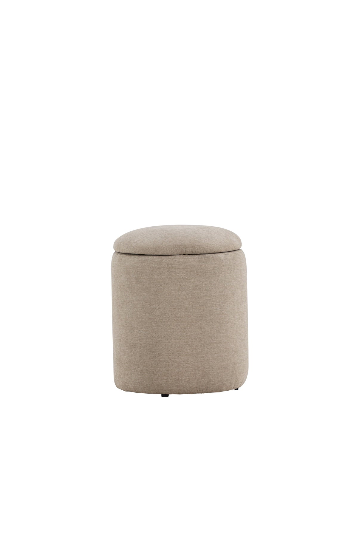 Limpen Pouf - beige/Polyester - Leinen - Ottomane / Poufs - ALVAHOME