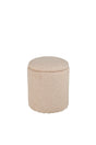 Limpen Pouf - beige/Polyester - Teddy - Ottomane / Poufs - ALVAHOME