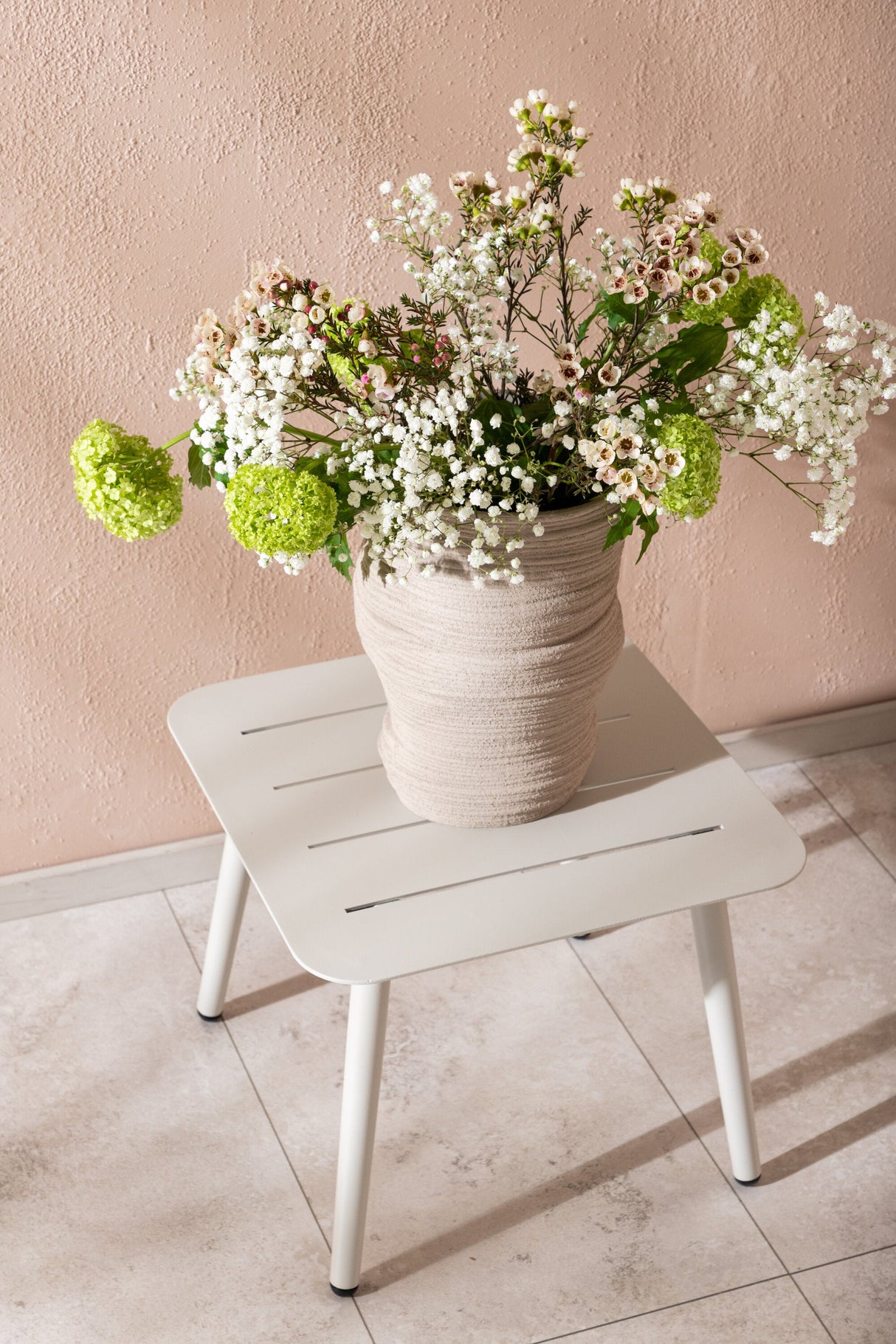 Lina Outdoor - Beistelltisch - beige/Aluminum - Outdoor - Beistelltische - ALVAHOME