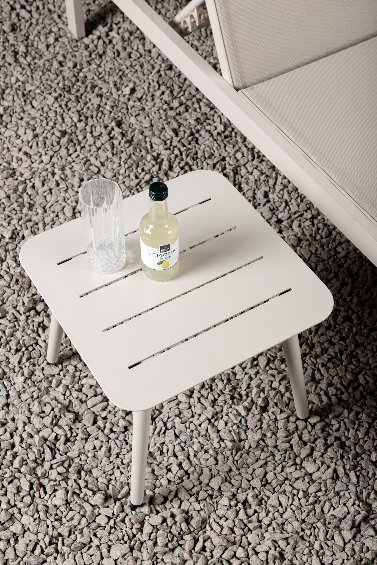 Lina Outdoor - Beistelltisch - beige/Aluminum - Outdoor - Beistelltische - ALVAHOME