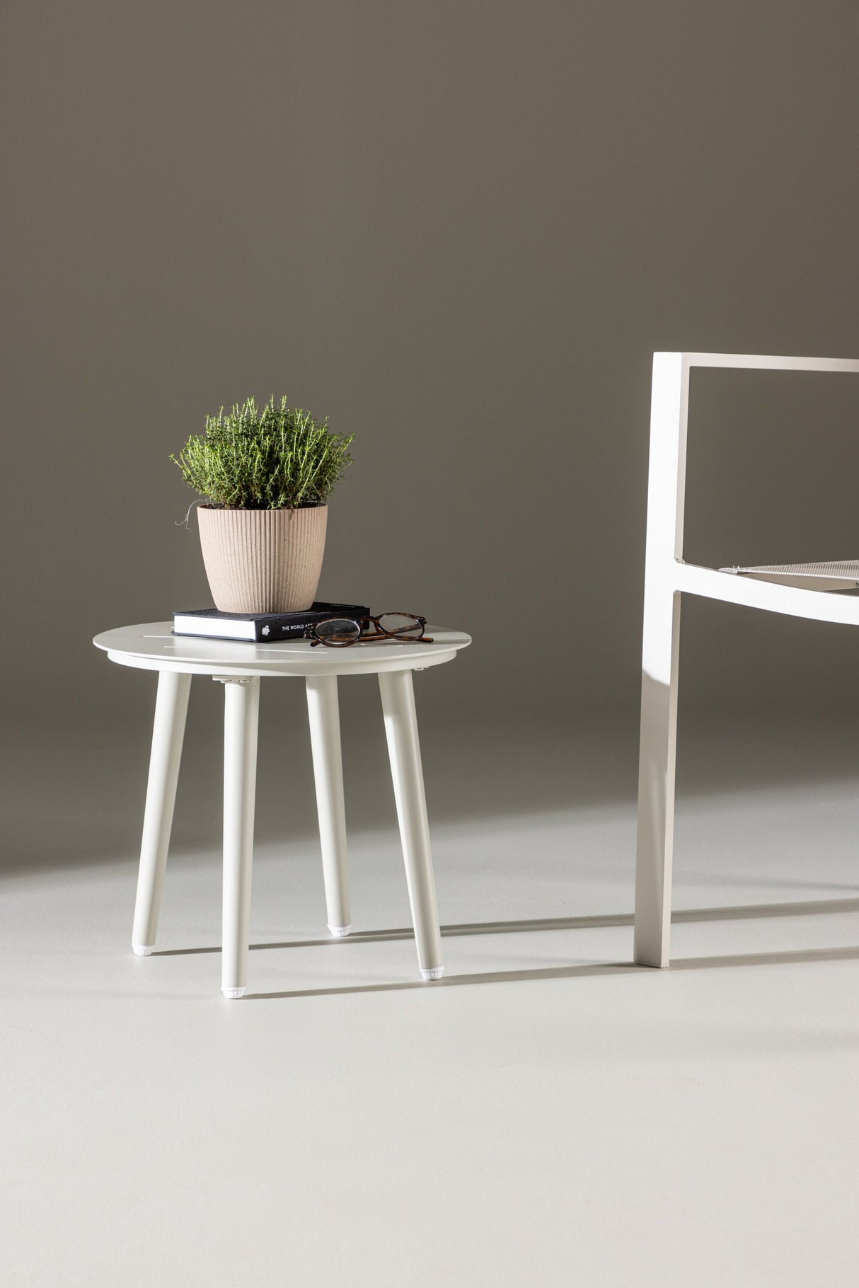 Lina Outdoor - Beistelltisch - beige/Aluminum - Outdoor - Beistelltische - ALVAHOME