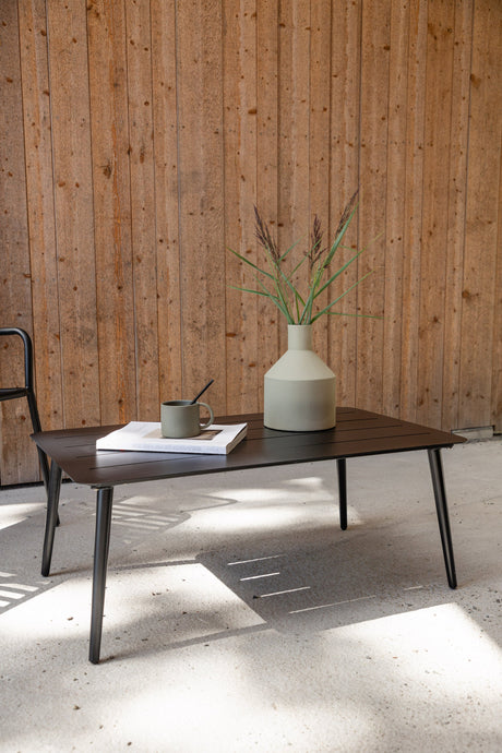 Lina Outdoor - Couchtisch - schwarz/Aluminum - Outdoor - Couchtische - ALVAHOME