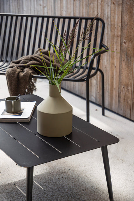 Lina Outdoor - Couchtisch - schwarz/Aluminum - Outdoor - Couchtische - ALVAHOME