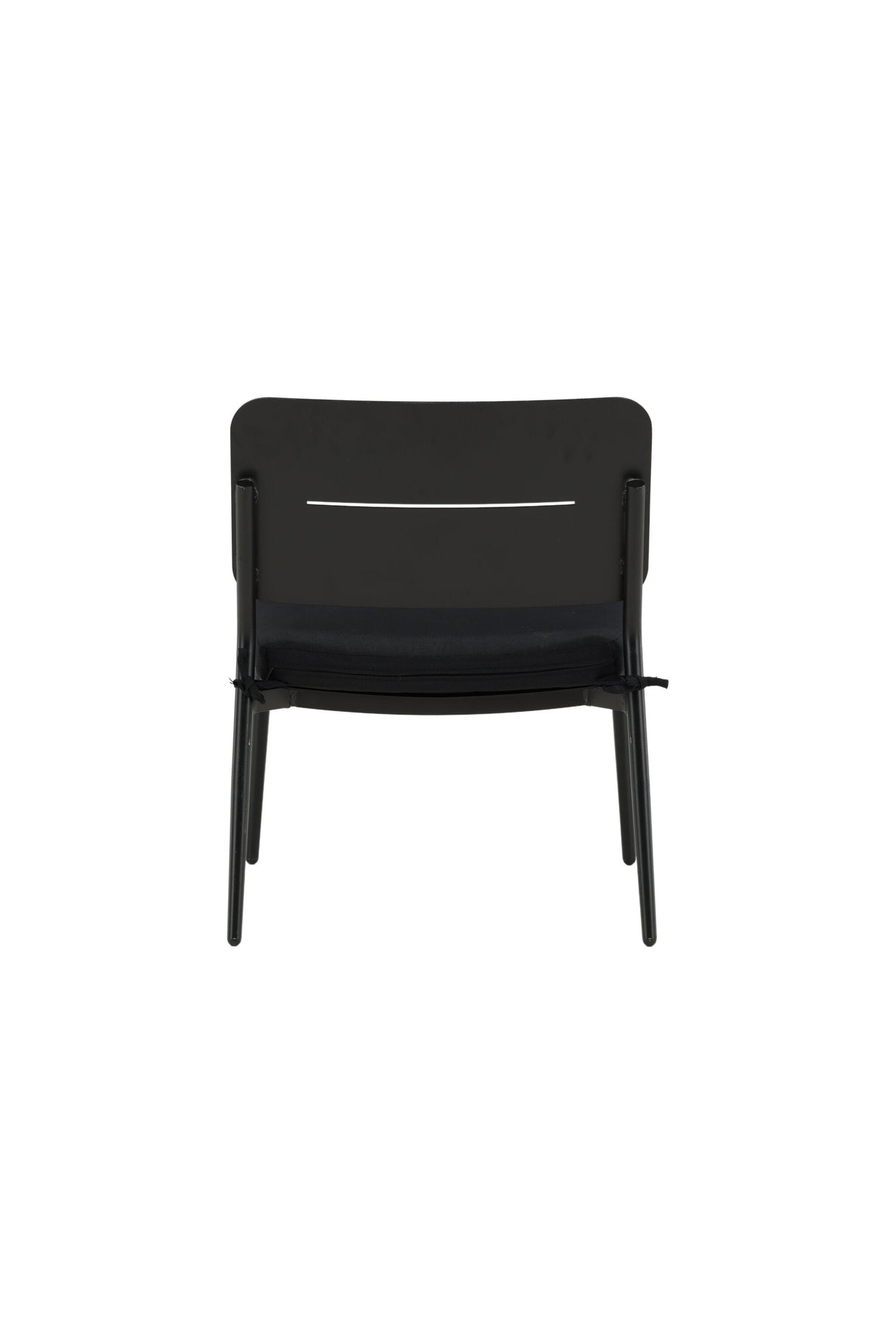 Lina Outdoor Lounge - Stuhl - schwarz/Stahl - Accent Chair - ALVAHOME
