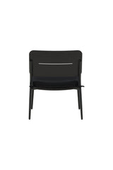 Lina Outdoor Lounge - Stuhl - schwarz/Stahl - Accent Chair - ALVAHOME
