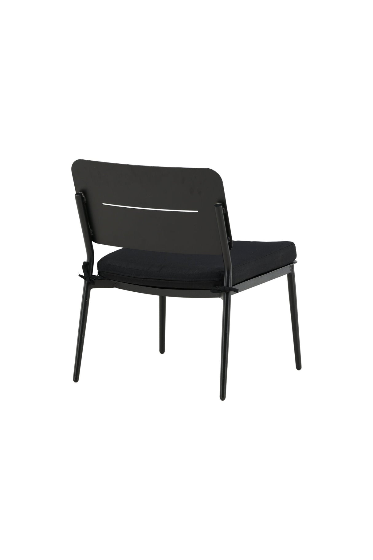 Lina Outdoor Lounge - Stuhl - schwarz/Stahl - Accent Chair - ALVAHOME