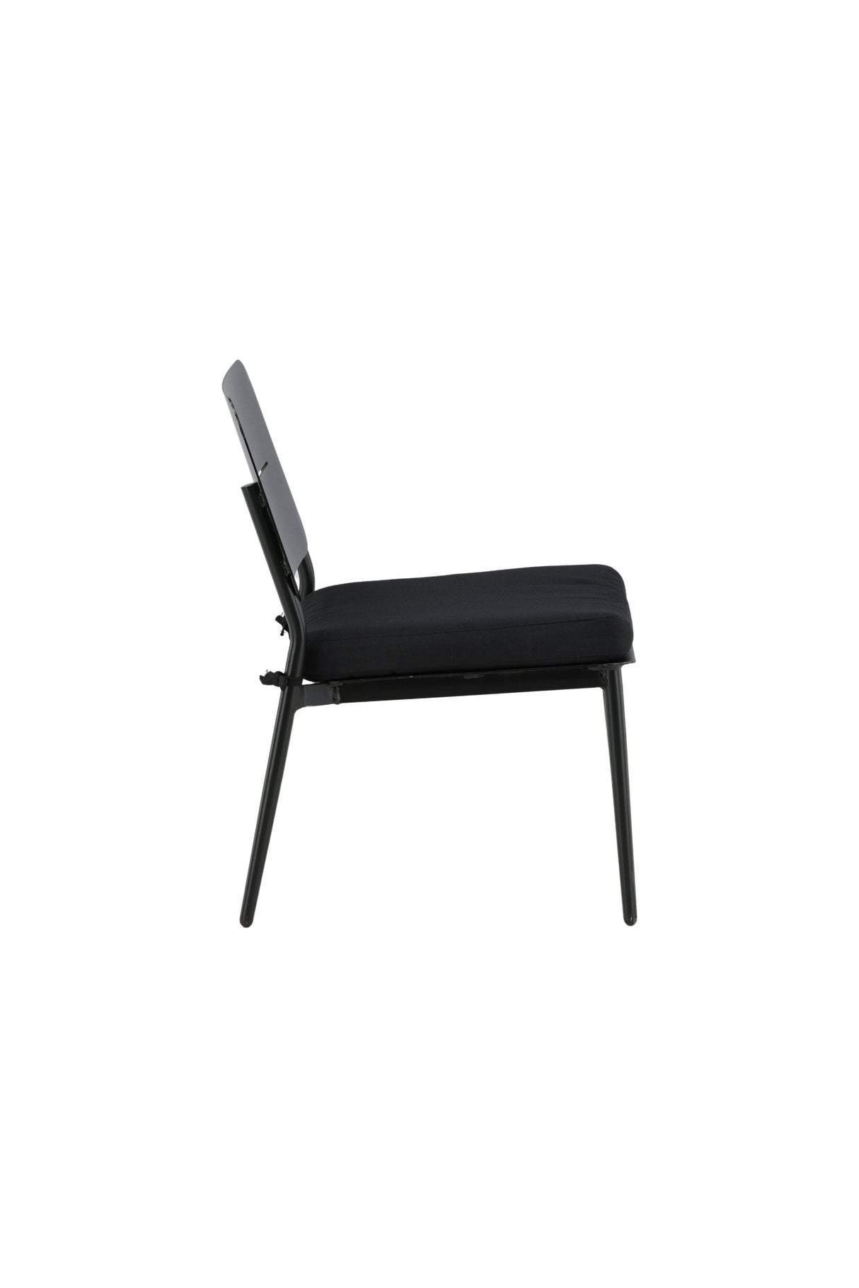 Lina Outdoor Lounge - Stuhl - schwarz/Stahl - Accent Chair - ALVAHOME