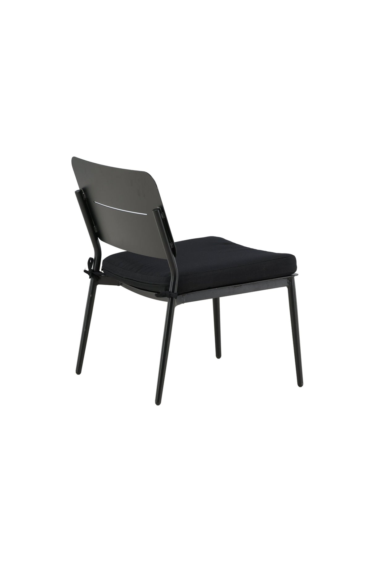 Lina Outdoor Lounge - Stuhl - schwarz/Stahl - Accent Chair - ALVAHOME