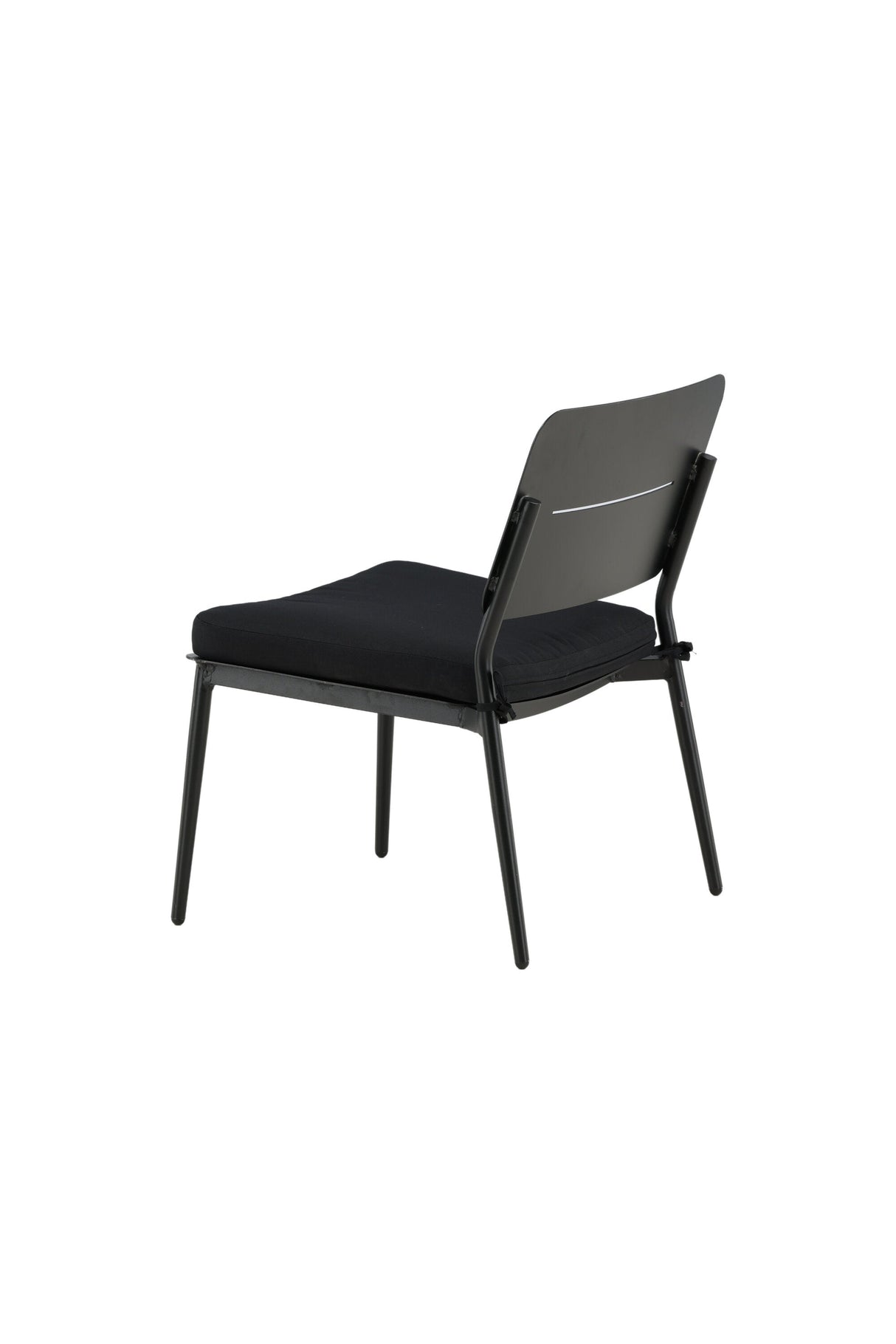 Lina Outdoor Lounge - Stuhl - schwarz/Stahl - Accent Chair - ALVAHOME