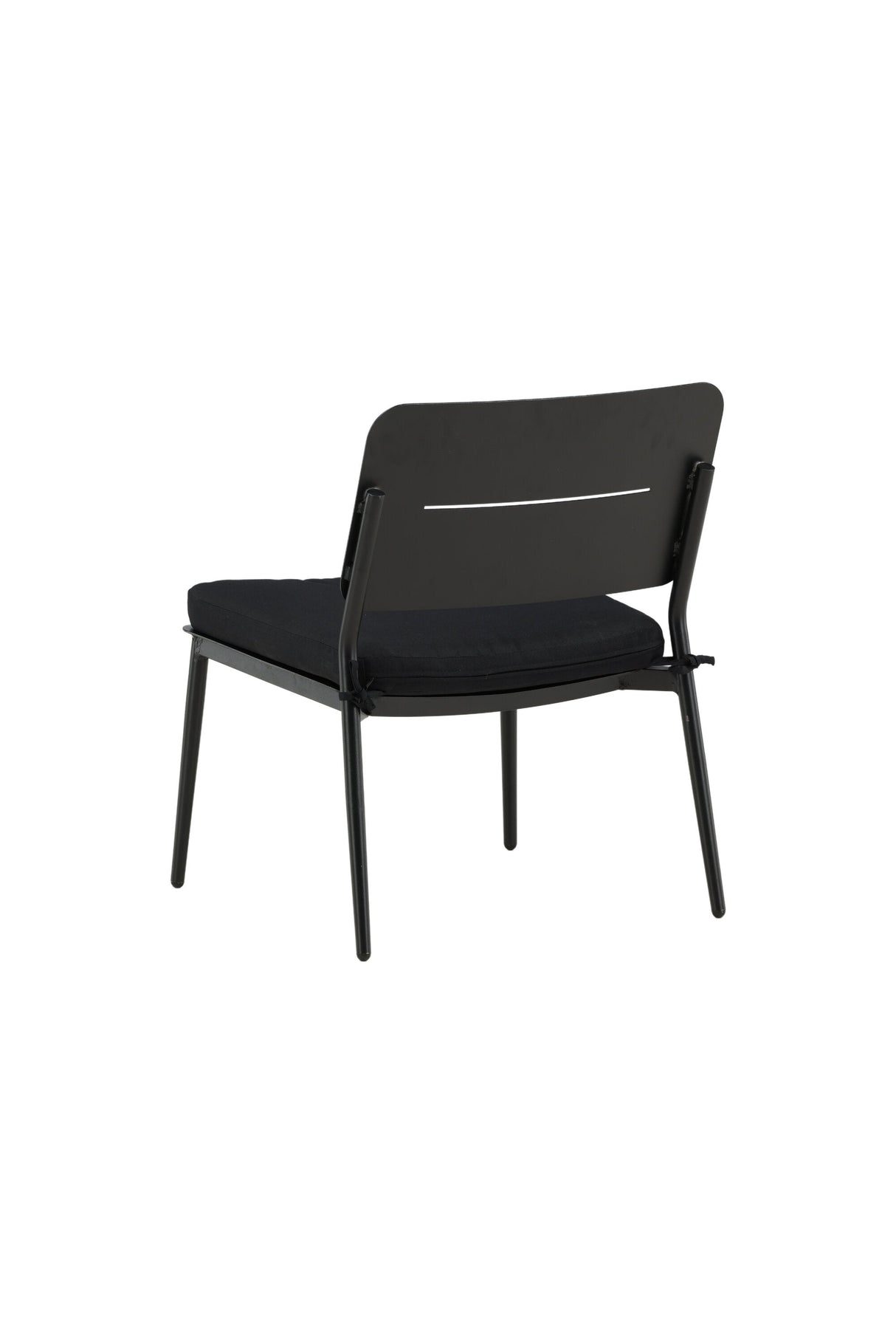 Lina Outdoor Lounge - Stuhl - schwarz/Stahl - Accent Chair - ALVAHOME