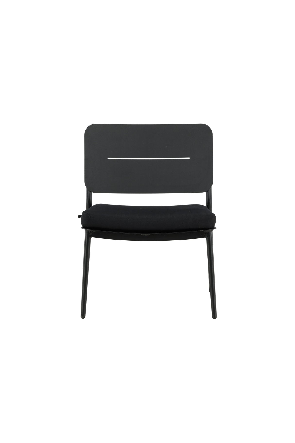 Lina Outdoor Lounge - Stuhl - schwarz/Stahl - Accent Chair - ALVAHOME