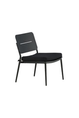 Lina Outdoor Lounge - Stuhl - schwarz/Stahl - Accent Chair - ALVAHOME