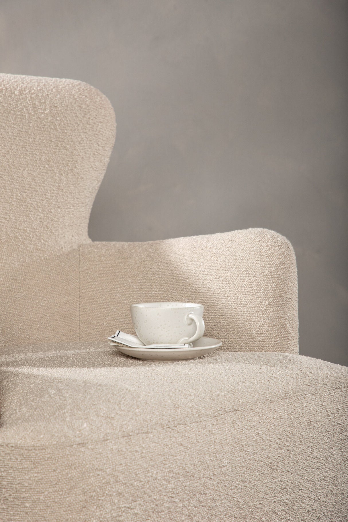Lincoln Lounge - Stuhl - beige/Bouclé - Lounge - Stühle - ALVAHOME
