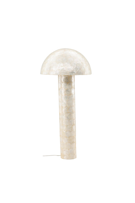 Lindön Stehlampe - hellgrau/Capiz - Stehlampen - ALVAHOME