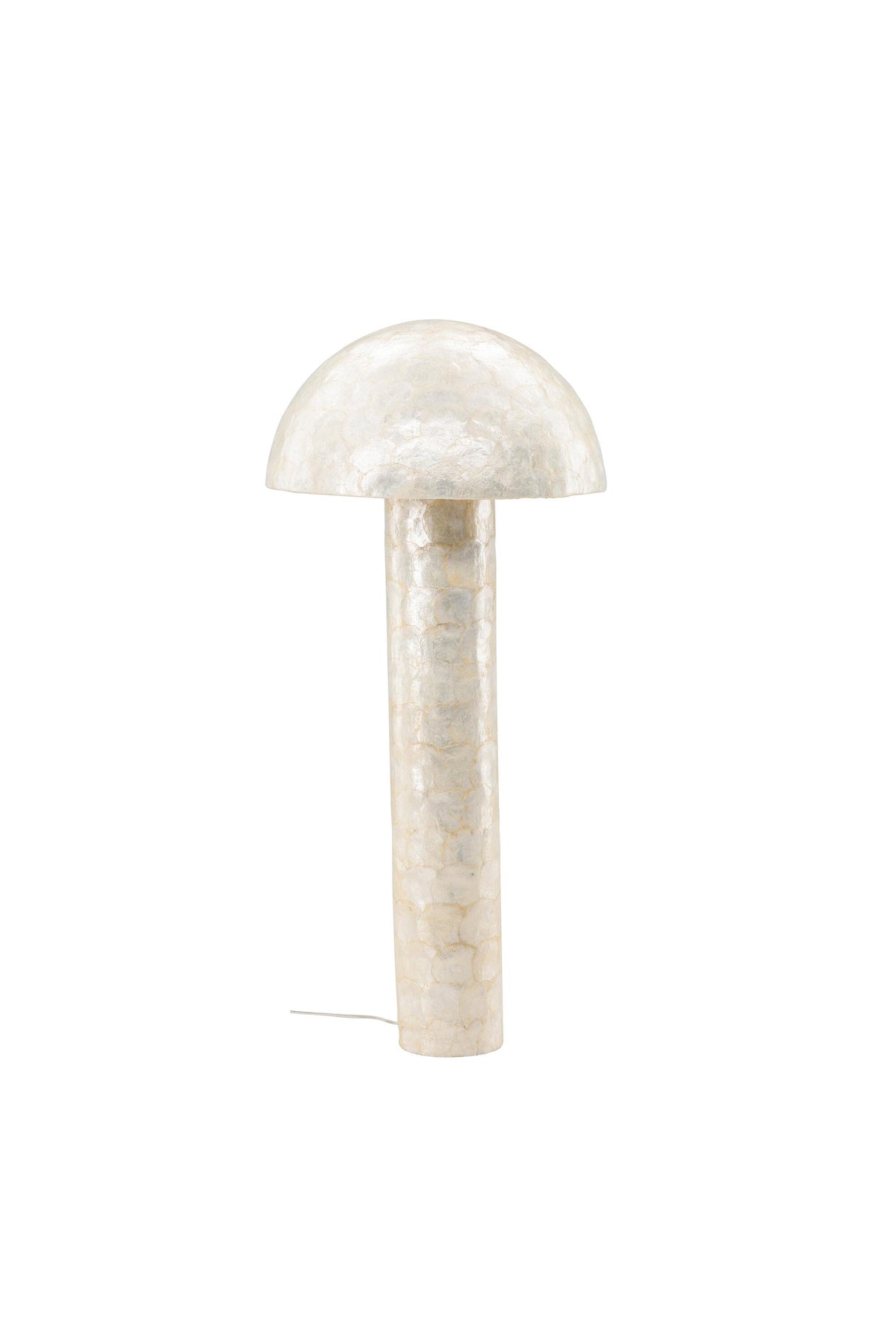 Lindön Stehlampe - hellgrau/Capiz - Stehlampen - ALVAHOME