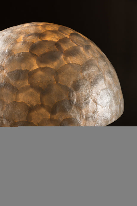 Lindön Stehlampe - hellgrau/Capiz - Stehlampen - ALVAHOME