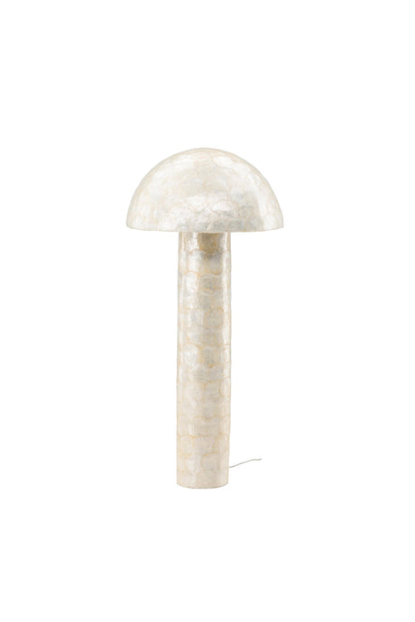 Lindön Stehlampe - hellgrau/Capiz - Stehlampen - ALVAHOME