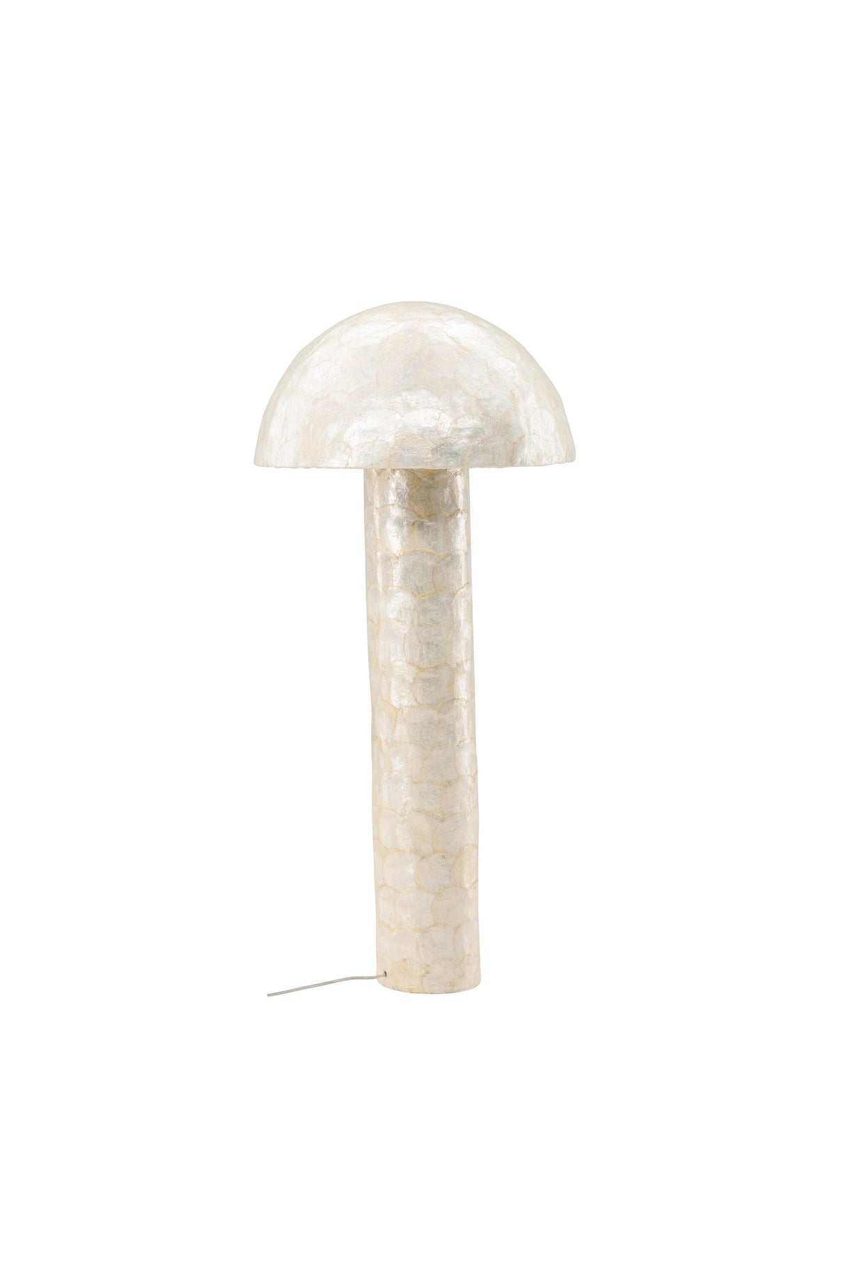 Lindön Stehlampe - hellgrau/Capiz - Stehlampen - ALVAHOME