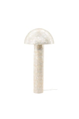 Lindön Stehlampe - hellgrau/Capiz - Stehlampen - ALVAHOME