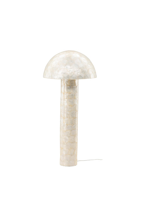 Lindön Stehlampe - hellgrau/Capiz - Stehlampen - ALVAHOME