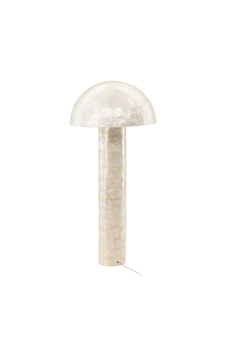 Lindön Stehlampe - hellgrau/Capiz - Stehlampen - ALVAHOME