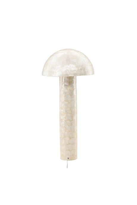 Lindön Stehlampe - hellgrau/Capiz - Stehlampen - ALVAHOME