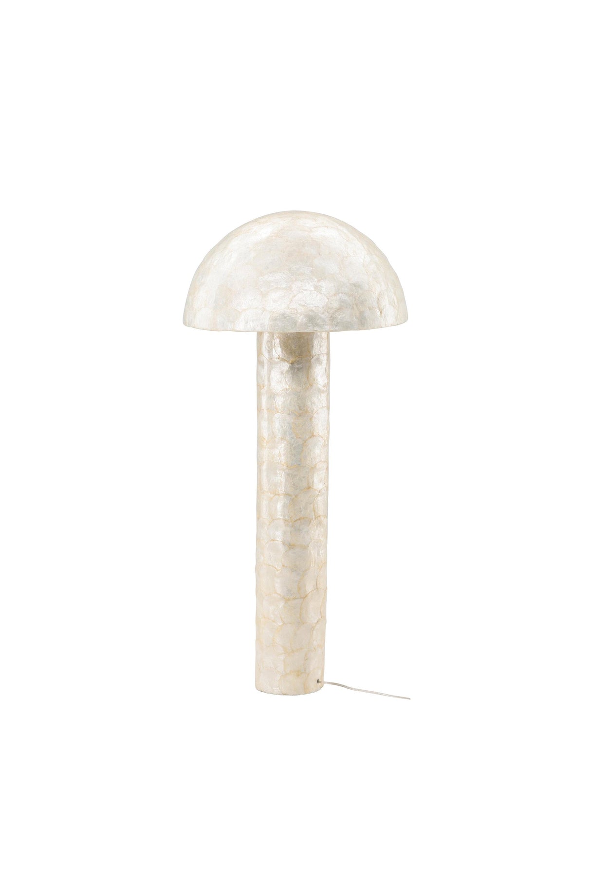 Lindön Stehlampe - hellgrau/Capiz - Stehlampen - ALVAHOME