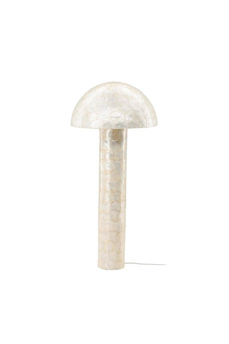 Lindön Stehlampe - hellgrau/Capiz - Stehlampen - ALVAHOME