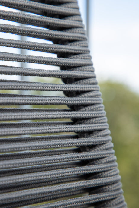 Lindos Outdoor - Barhocker - dunkelgrau/Rope - Outdoor - Barhocker - ALVAHOME