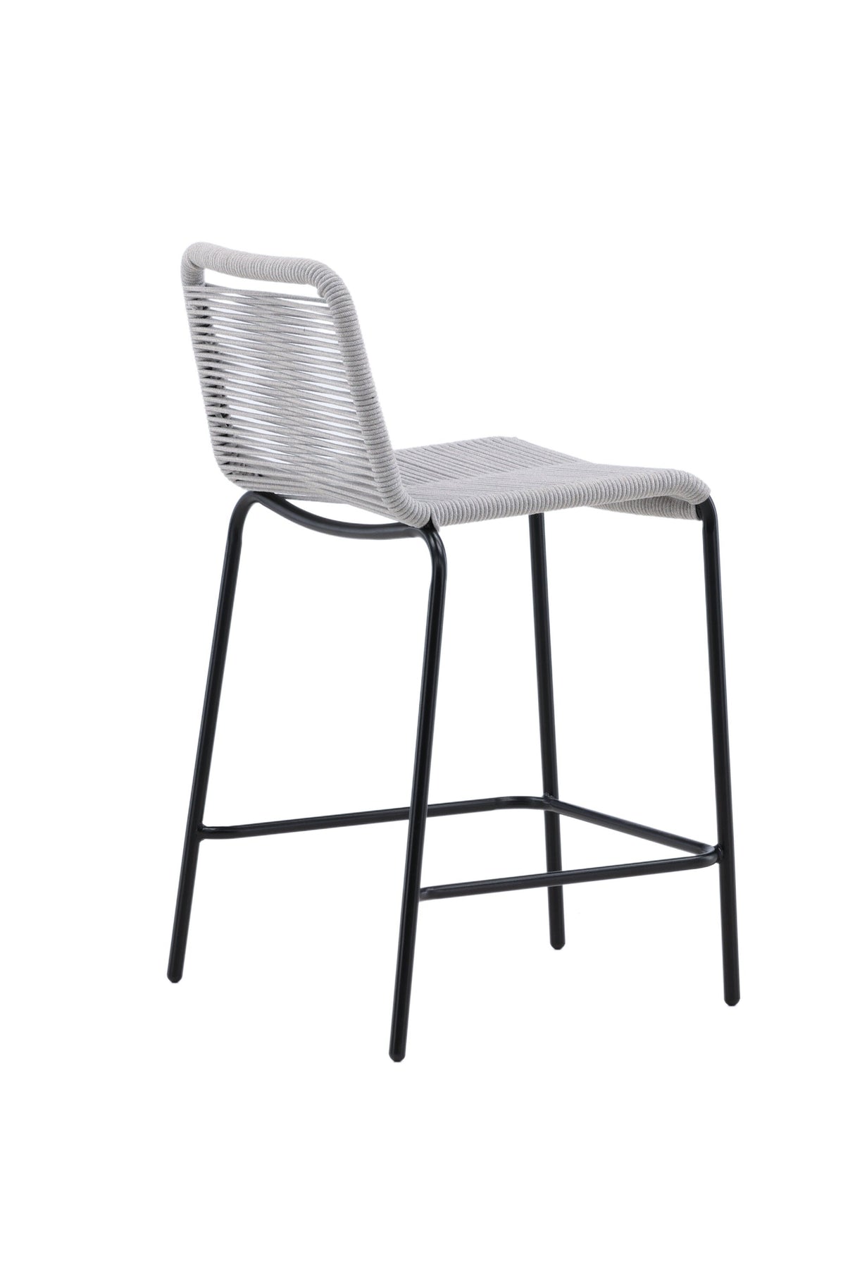 Lindos Outdoor - Barhocker - hellgrau/Rope - Outdoor - Barhocker - ALVAHOME