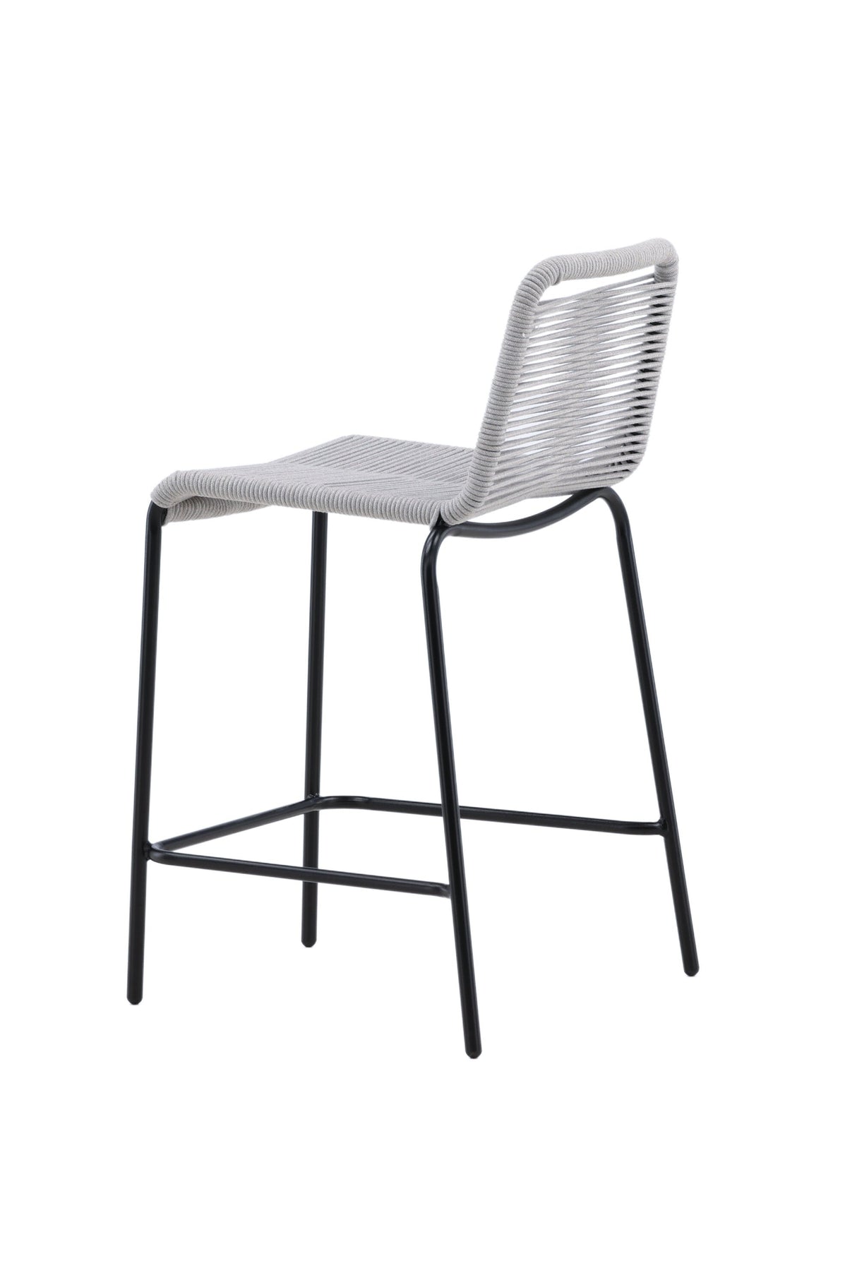 Lindos Outdoor - Barhocker - hellgrau/Rope - Outdoor - Barhocker - ALVAHOME
