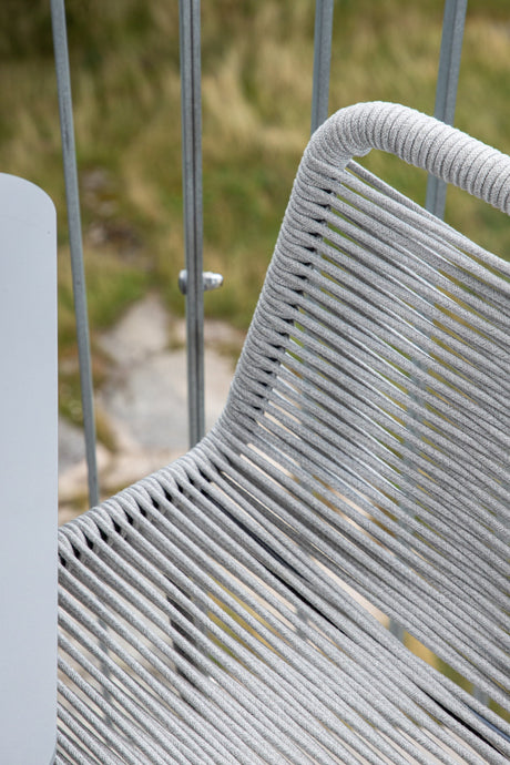 Lindos Outdoor - Barhocker - hellgrau/Rope - Outdoor - Barhocker - ALVAHOME