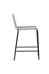 Lindos Outdoor - Barhocker - hellgrau/Rope - Outdoor - Barhocker - ALVAHOME