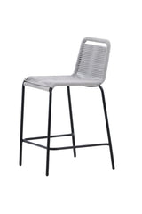Lindos Outdoor - Barhocker - hellgrau/Rope - Outdoor - Barhocker - ALVAHOME