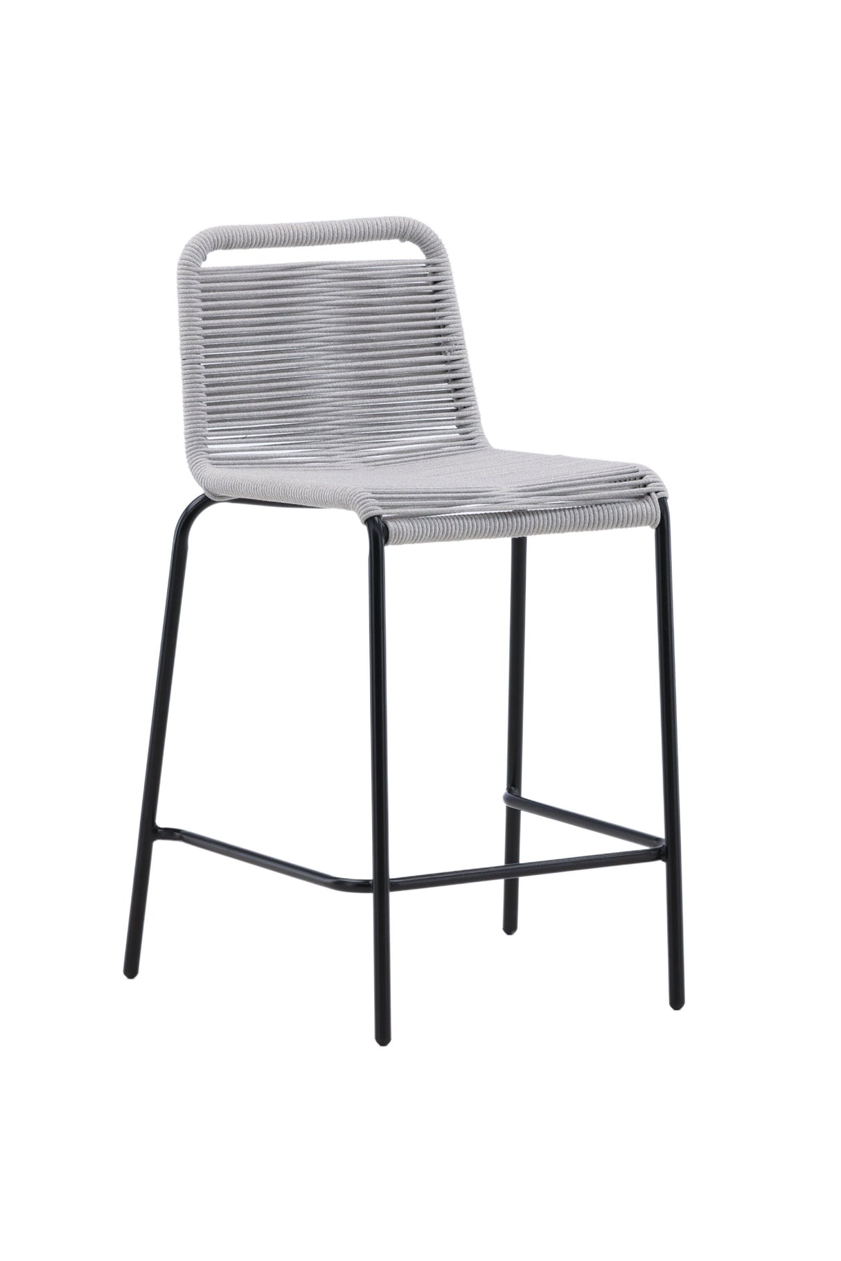 Lindos Outdoor - Barhocker - hellgrau/Rope - Outdoor - Barhocker - ALVAHOME