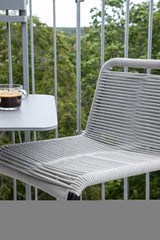 Lindos Outdoor - Barhocker - hellgrau/Rope - Outdoor - Barhocker - ALVAHOME