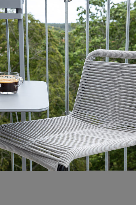 Lindos Outdoor - Barhocker - hellgrau/Rope - Outdoor - Barhocker - ALVAHOME