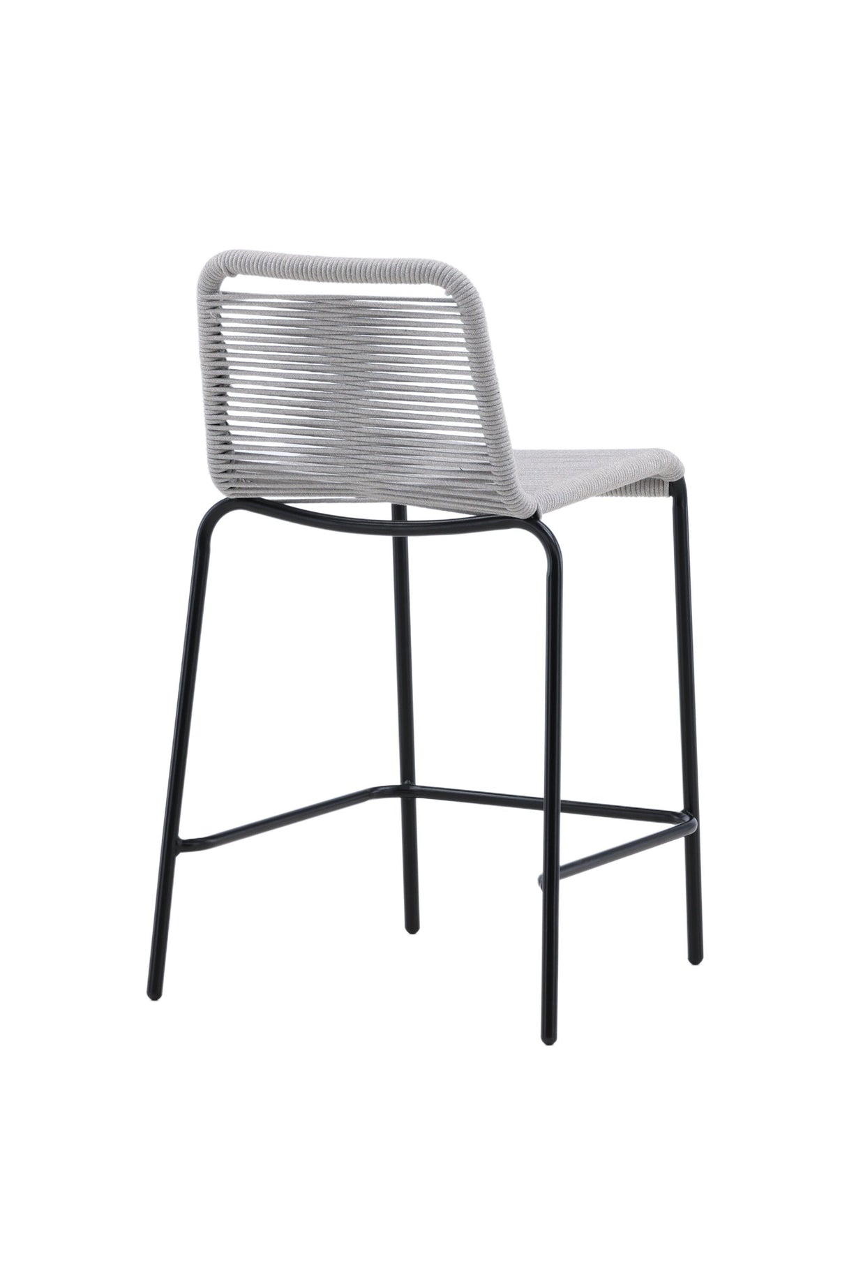 Lindos Outdoor - Barhocker - hellgrau/Rope - Outdoor - Barhocker - ALVAHOME