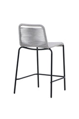 Lindos Outdoor - Barhocker - hellgrau/Rope - Outdoor - Barhocker - ALVAHOME