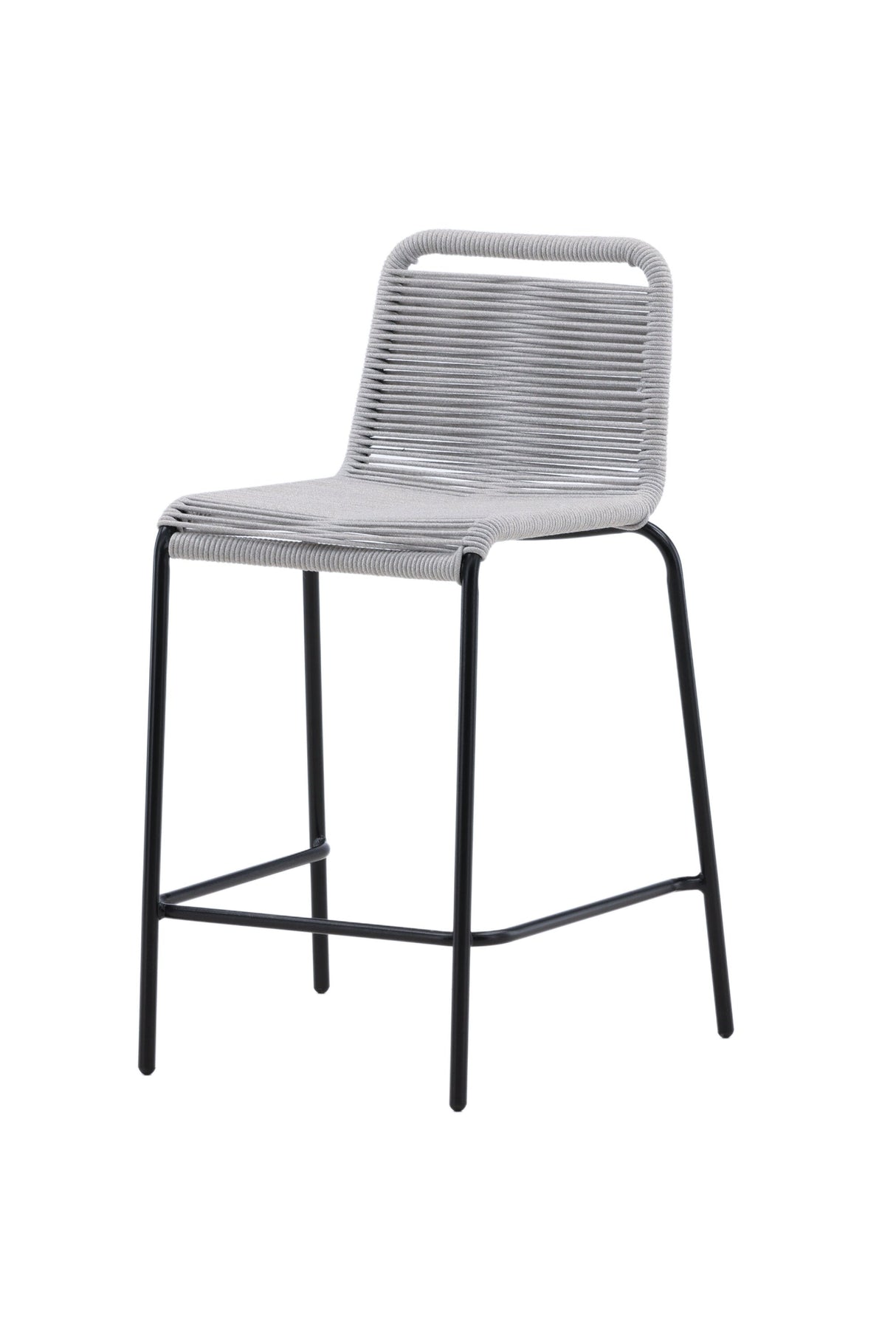 Lindos Outdoor - Barhocker - hellgrau/Rope - Outdoor - Barhocker - ALVAHOME