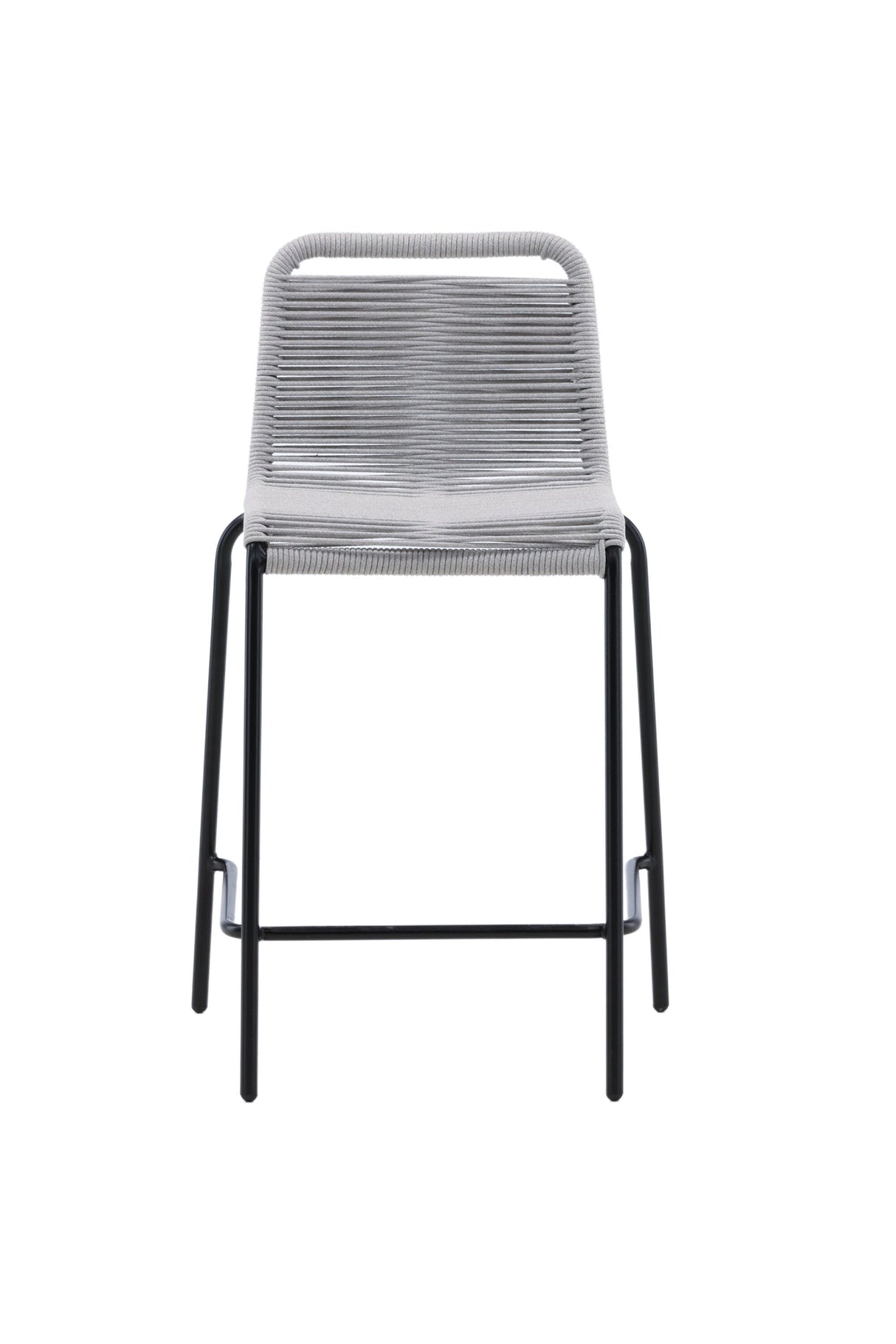 Lindos Outdoor - Barhocker - hellgrau/Rope - Outdoor - Barhocker - ALVAHOME