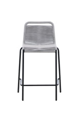 Lindos Outdoor - Barhocker - hellgrau/Rope - Outdoor - Barhocker - ALVAHOME