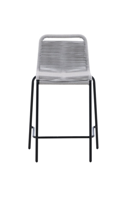 Lindos Outdoor - Barhocker - hellgrau/Rope - Outdoor - Barhocker - ALVAHOME