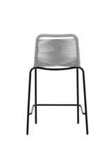Lindos Outdoor - Barhocker - hellgrau/Rope - Outdoor - Barhocker - ALVAHOME
