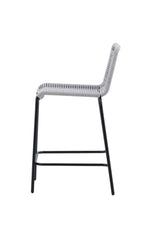 Lindos Outdoor - Barhocker - hellgrau/Rope - Outdoor - Barhocker - ALVAHOME