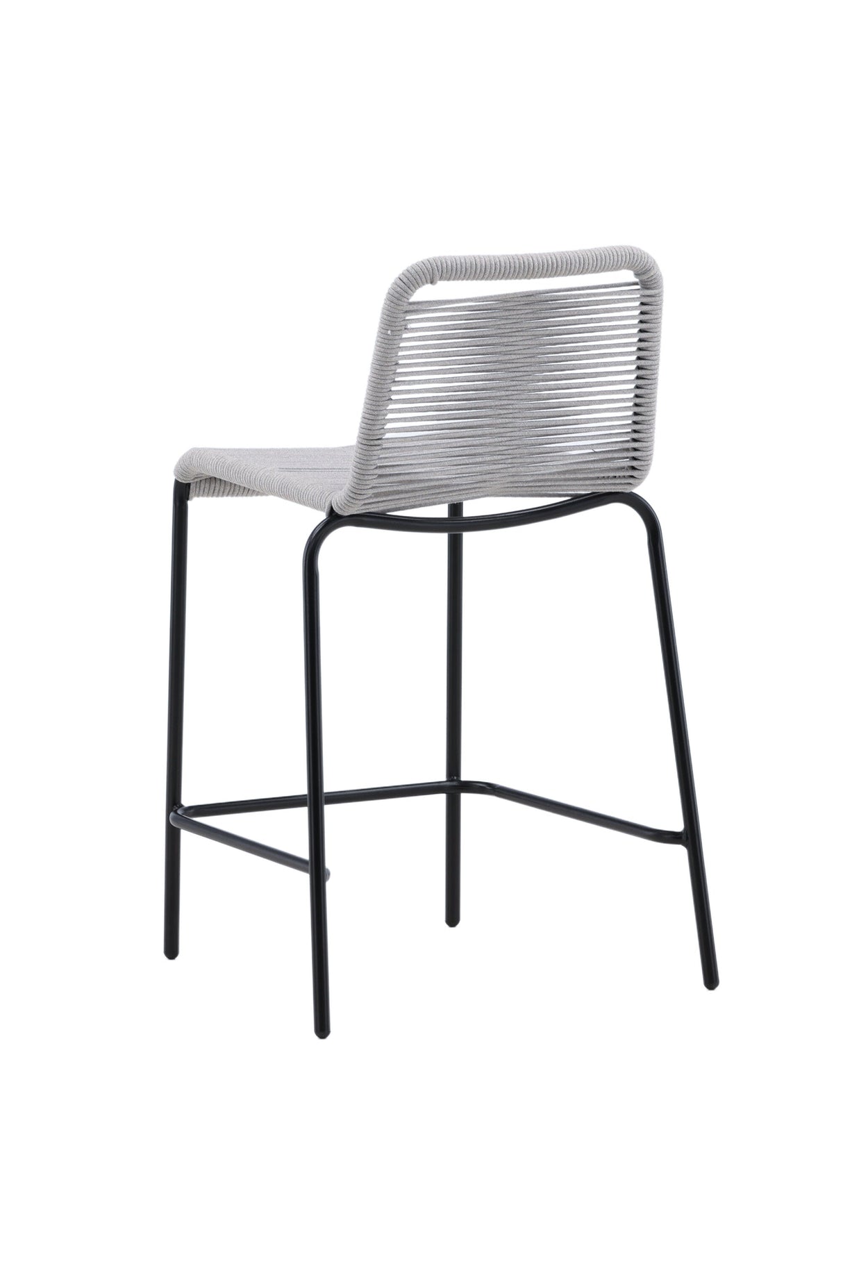 Lindos Outdoor - Barhocker - hellgrau/Rope - Outdoor - Barhocker - ALVAHOME