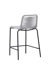 Lindos Outdoor - Barhocker - hellgrau/Rope - Outdoor - Barhocker - ALVAHOME