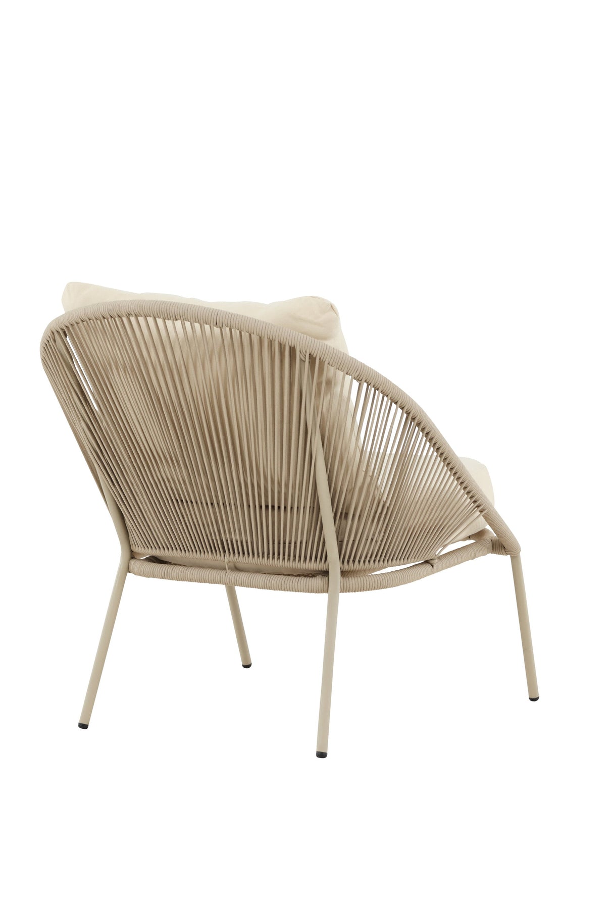 Lindos Outdoor Lounge - Stuhl - beige/Stahl - Accent Chair - ALVAHOME