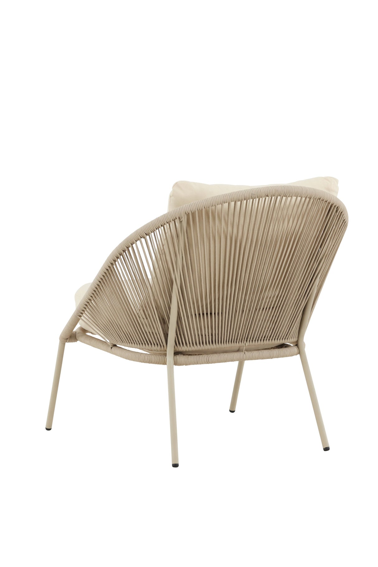 Lindos Outdoor Lounge - Stuhl - beige/Stahl - Accent Chair - ALVAHOME
